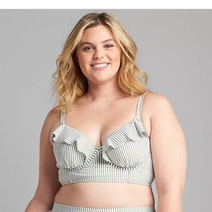 Longline Underwire Balconette Bikini Top